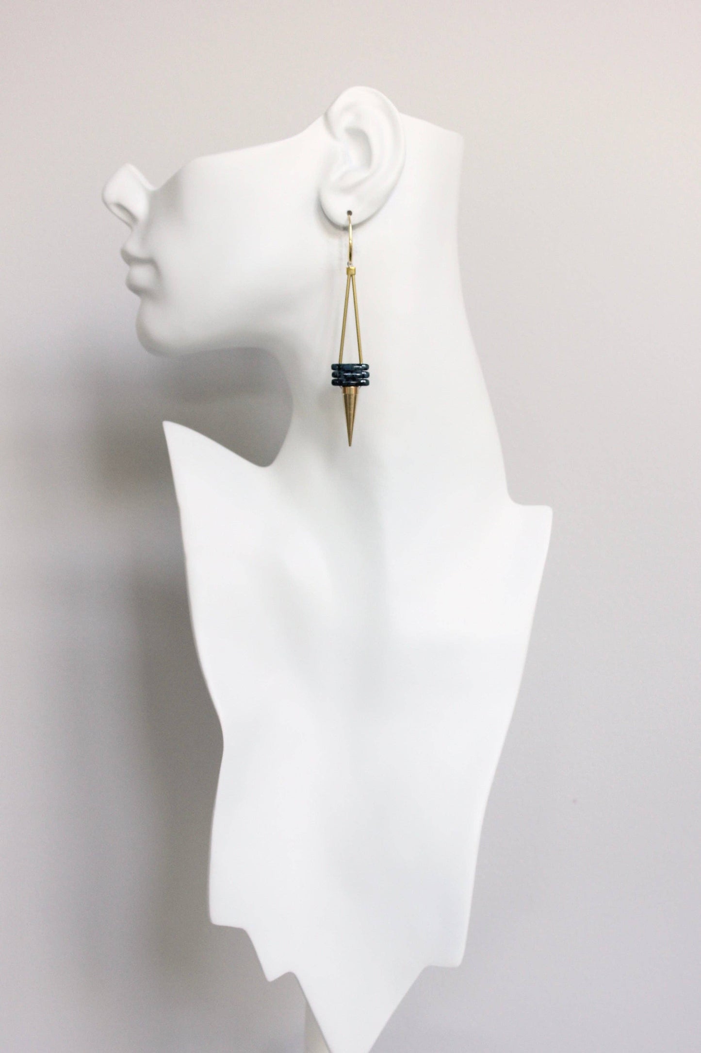 David Aubrey Jewelry | Geometric spike earrings