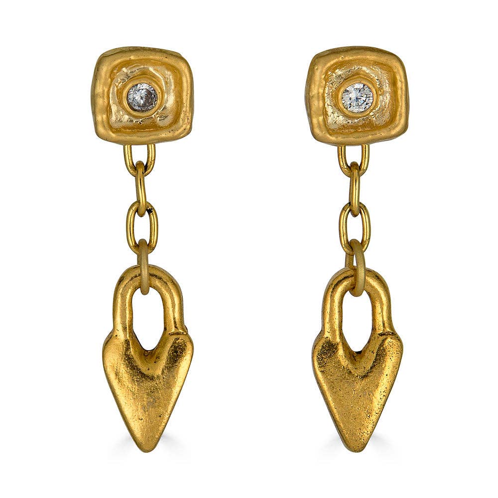 Loni Paul  | Delicate Heart Earrings