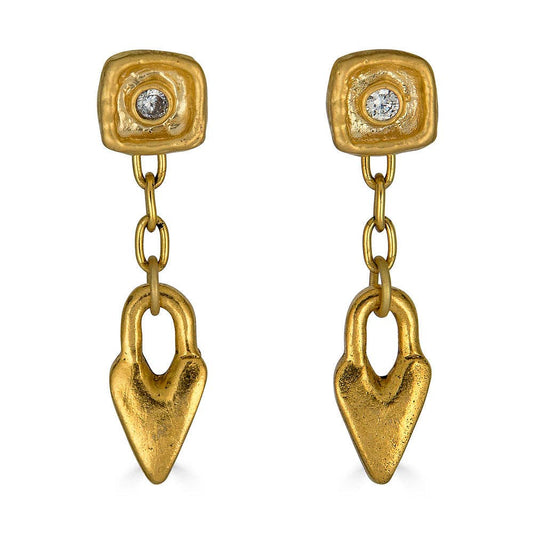 Loni Paul  | Delicate Heart Earrings